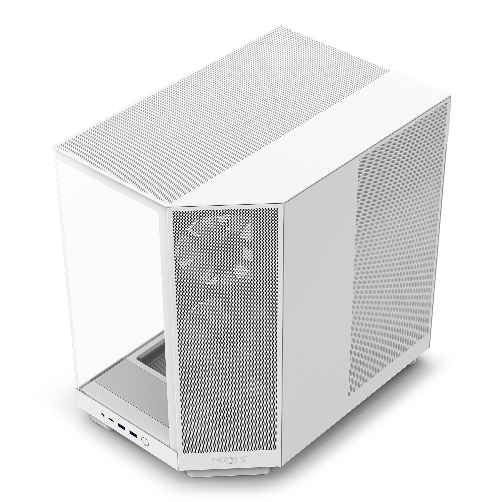NZXT - Caixa ATX NZXT H6 Flow RGB Branca Vidro Temperado