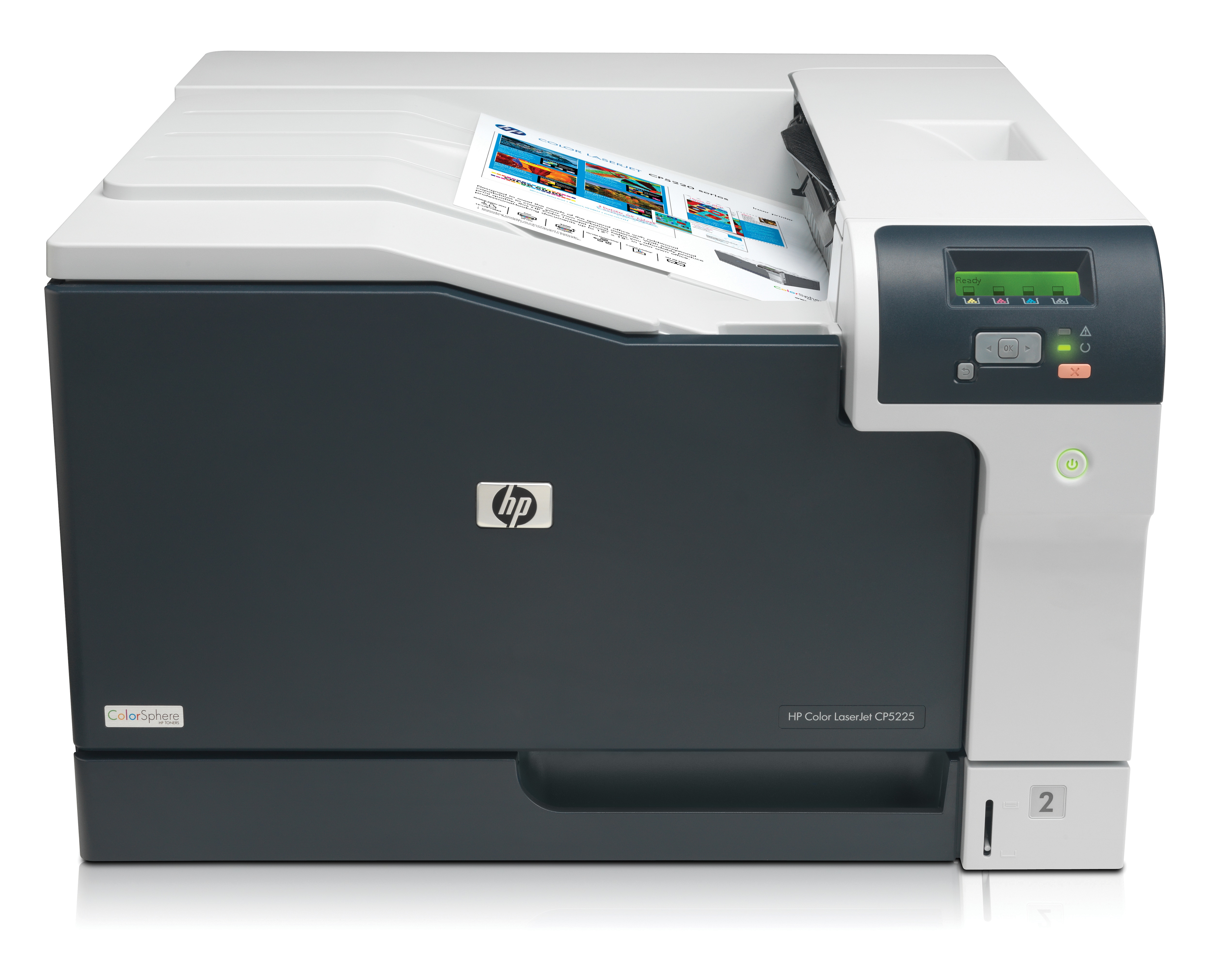 HP - Impressora Laser HP Color LaserJet Professional CP5225dn A3