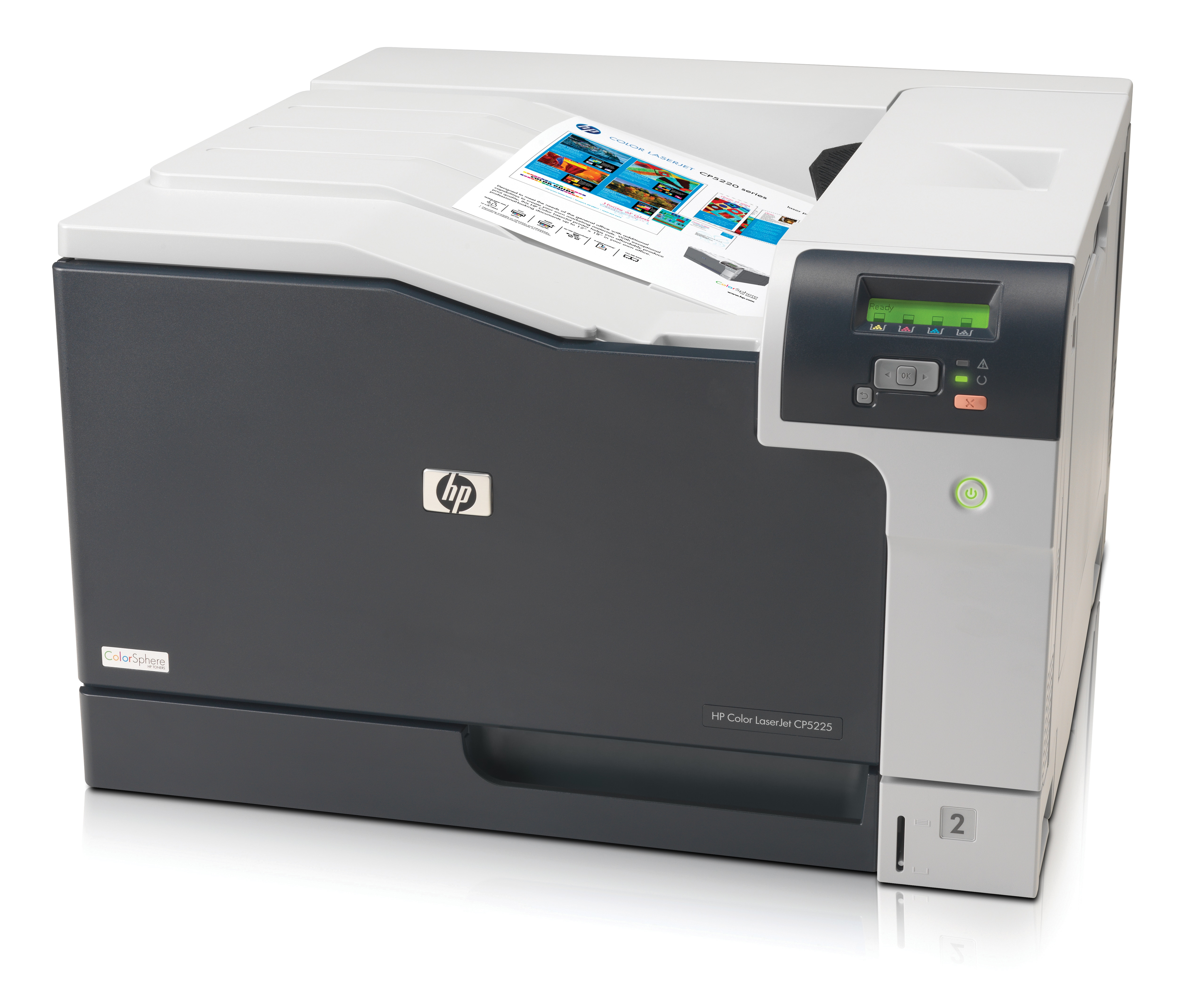 HP - Impressora Laser HP Color LaserJet Professional CP5225dn A3