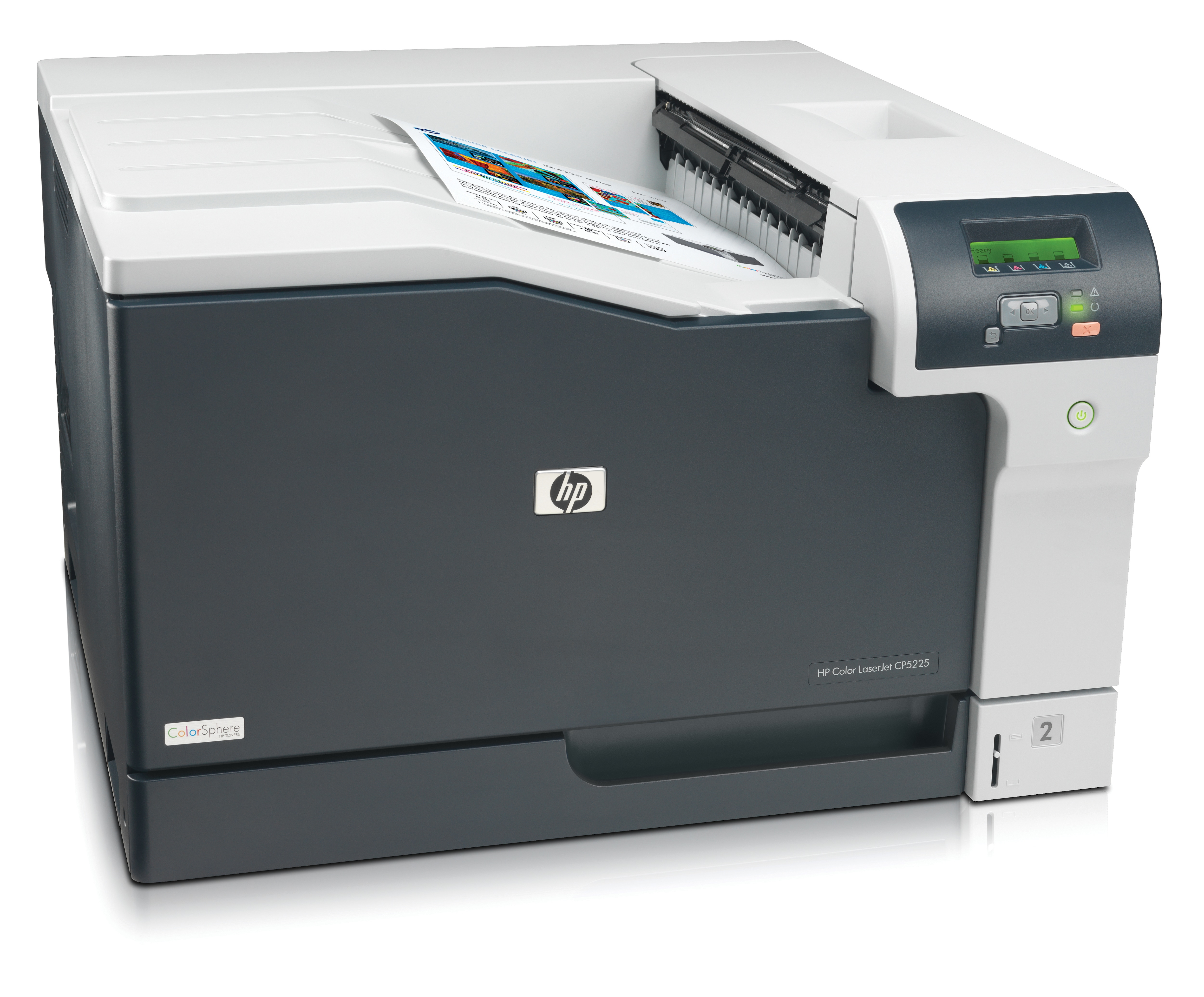 HP - Impressora Laser HP Color LaserJet Professional CP5225dn A3