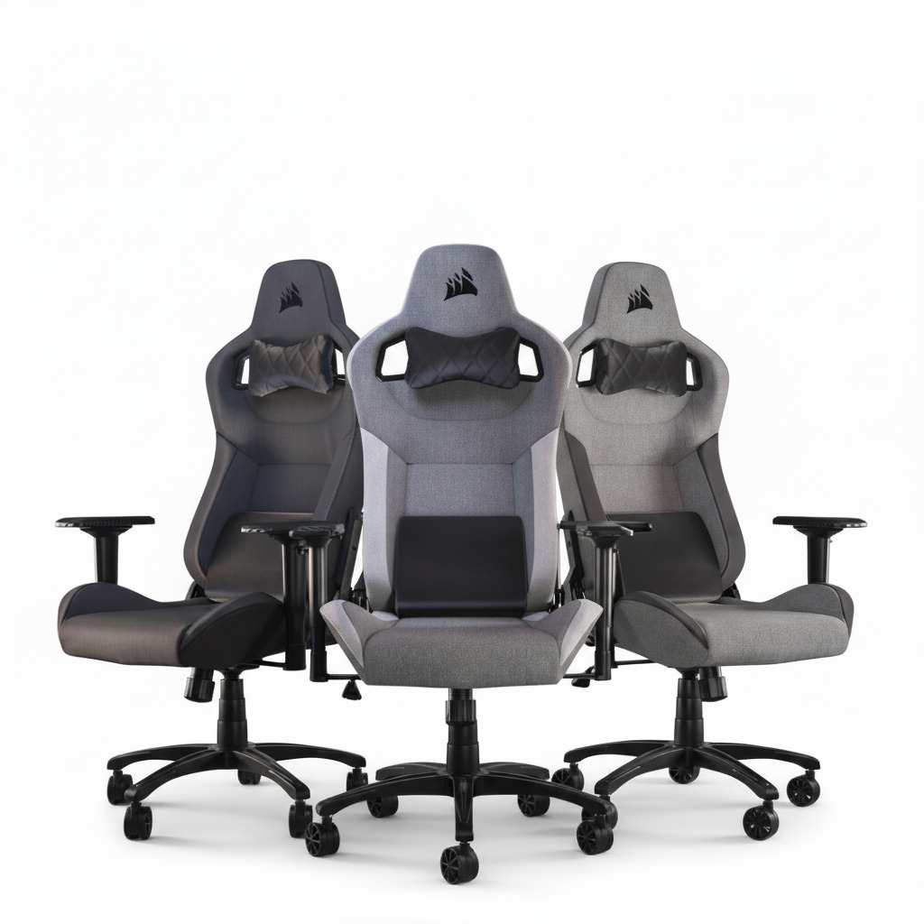 Corsair - Cadeira Gaming Corsair T3 RUSH - Preta / Cinzenta
