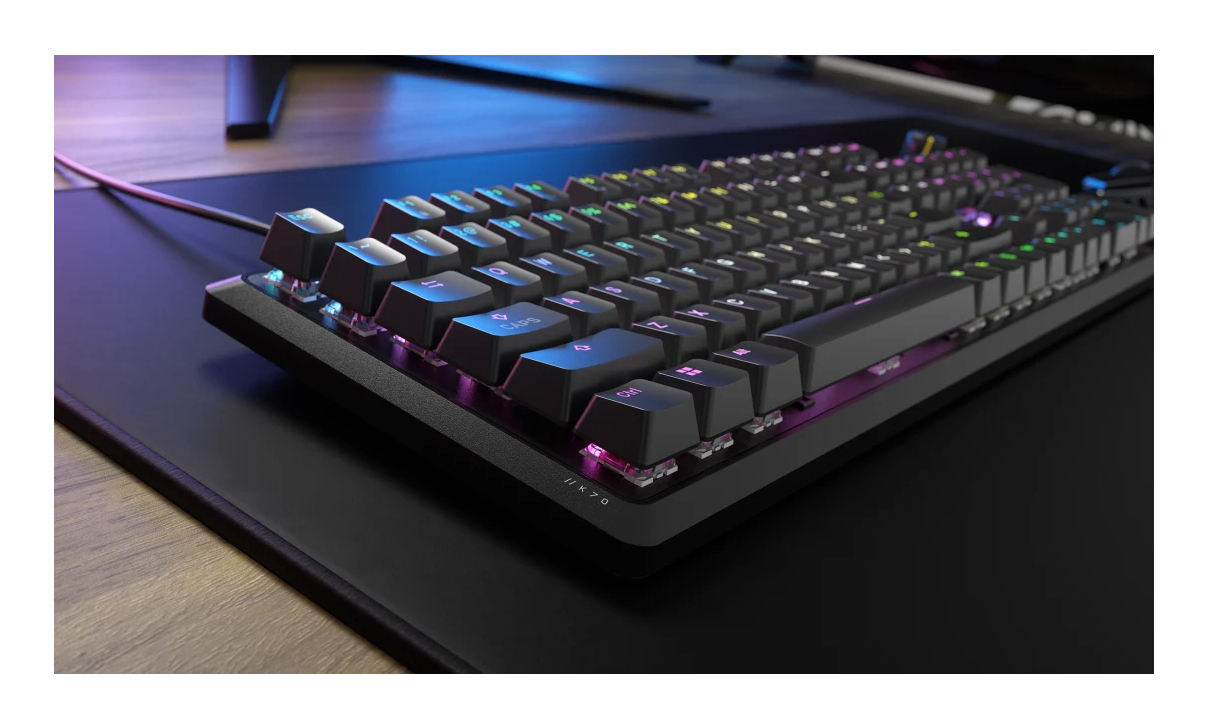 Corsair - Teclado Mecânico Corsair K70 Core RGB Switches MLX Red Preto (PT)