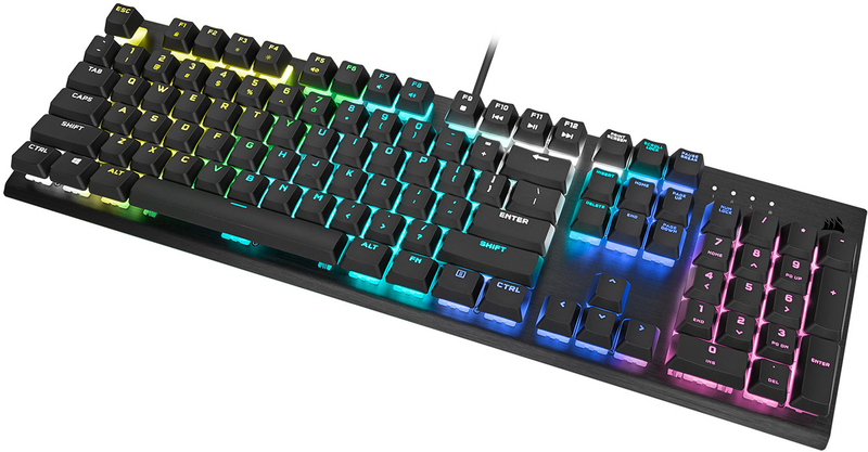 Corsair - Teclado Corsair K60 RGB Pro Cherry VIOLA Mecânico (PT)