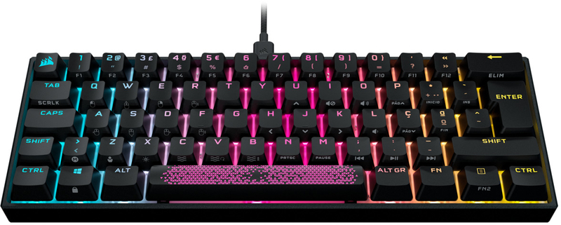 Corsair - Teclado Corsair K65 Mini 60% RGB Cherry MX Red Mecânico (PT)