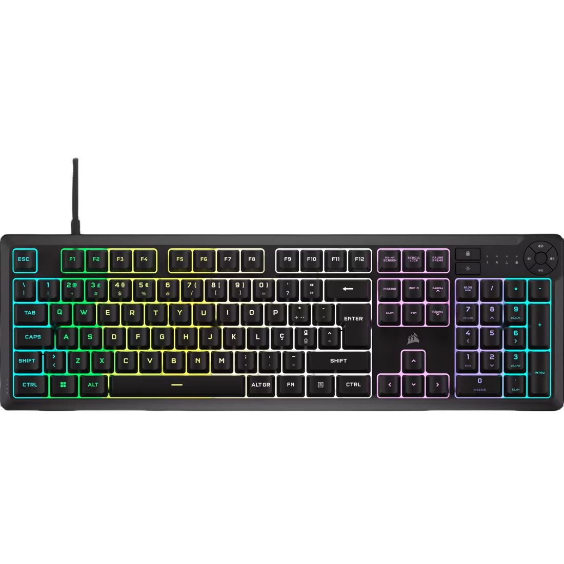 Picture of Picture of Teclado Corsair K55 Core RGB (PT)