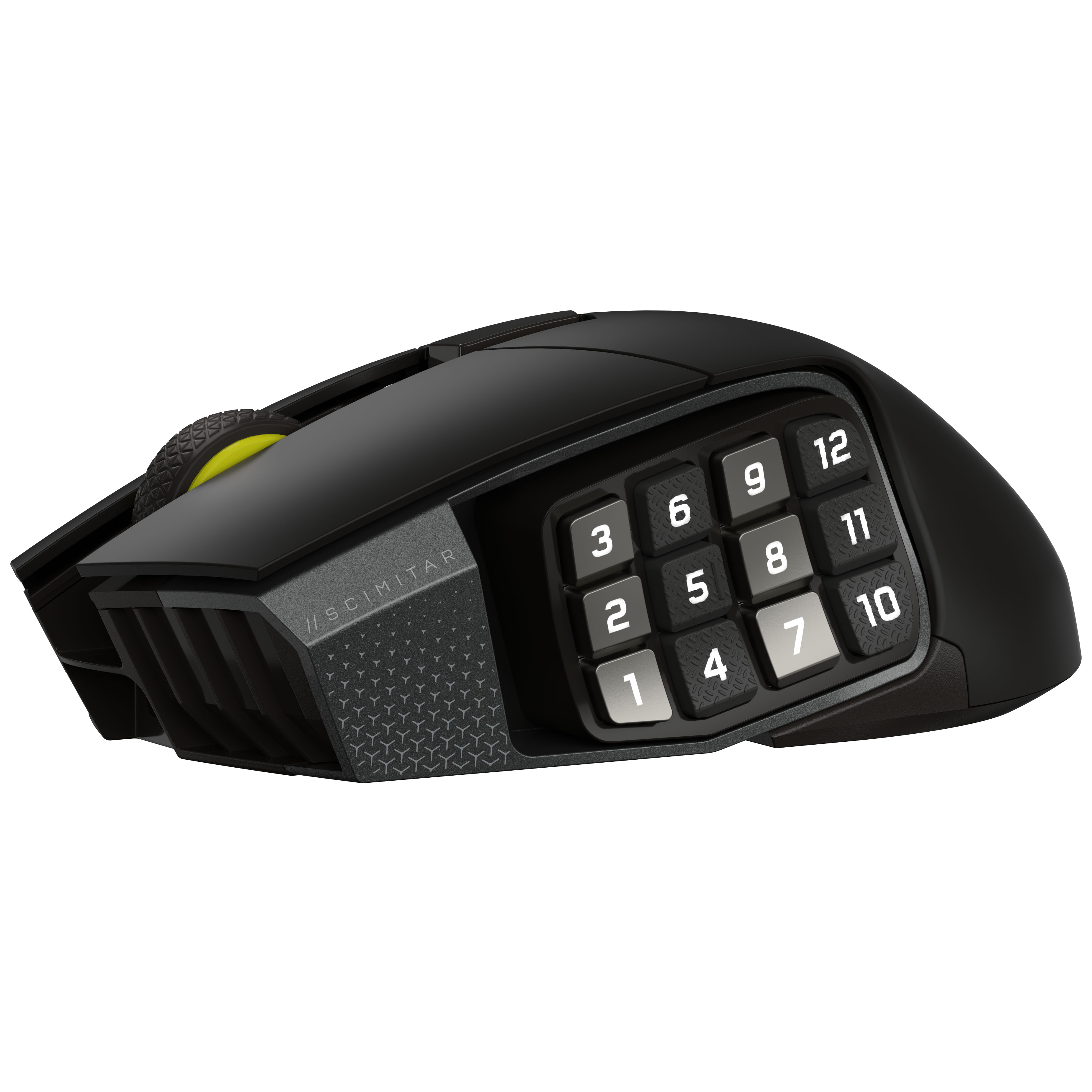 Corsair - Rato Corsair Scimitar Elite Gaming Wireless SE MMO 33000DPI Gun Metal