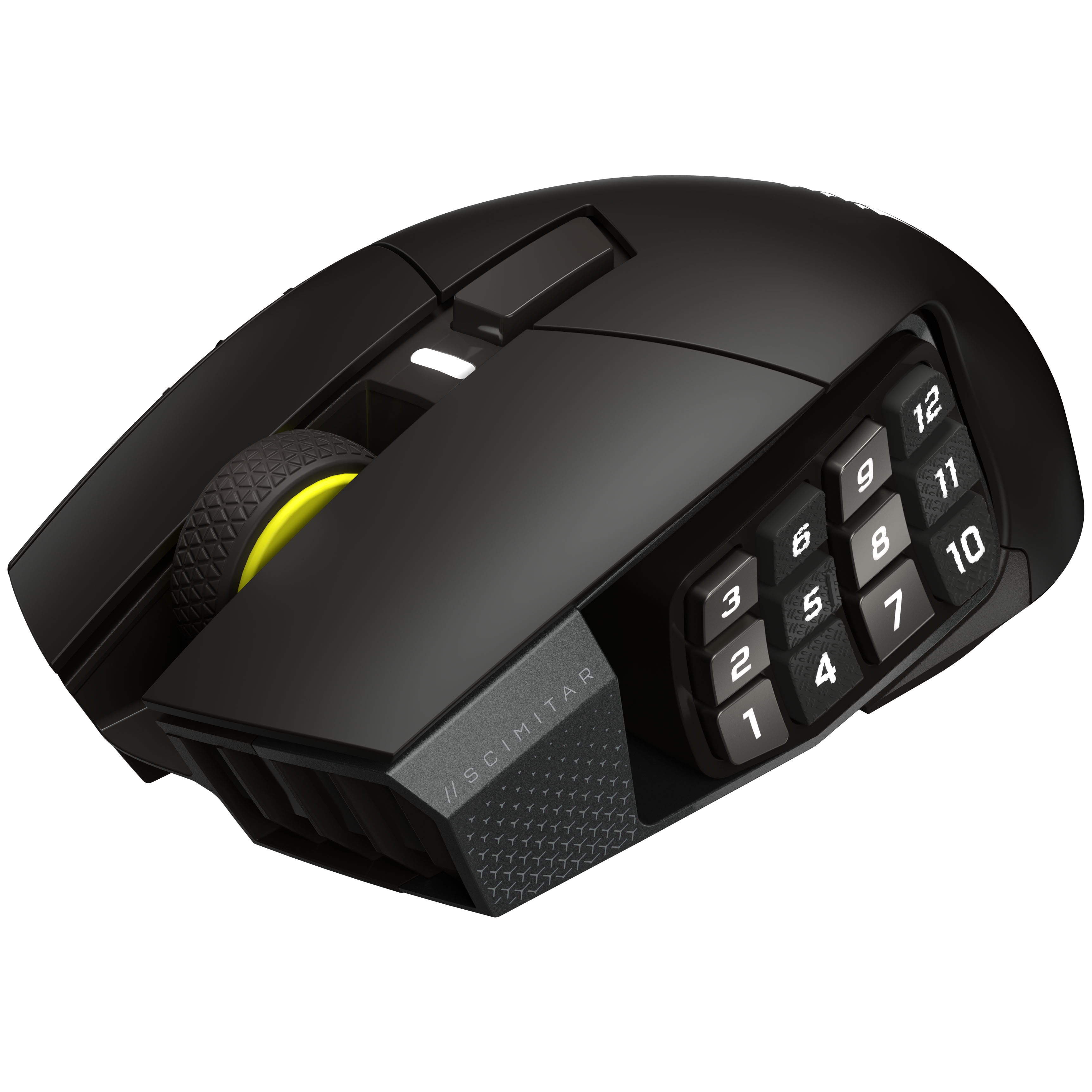 Corsair - Rato Corsair Scimitar Elite Gaming Wireless SE MMO 33000DPI Gun Metal