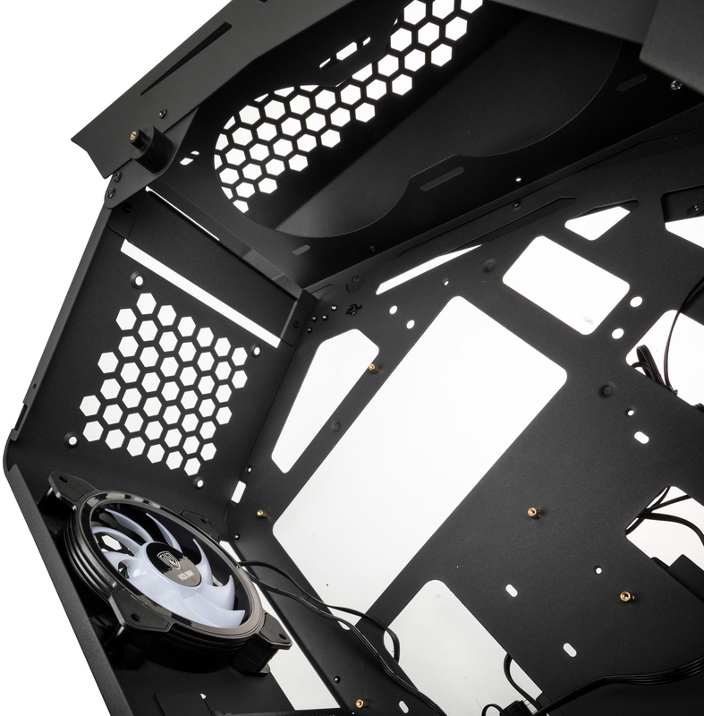 Kolink - Caixa E-ATX Showcase Kolink Big Chungus Shredded Edition ARGB Preto