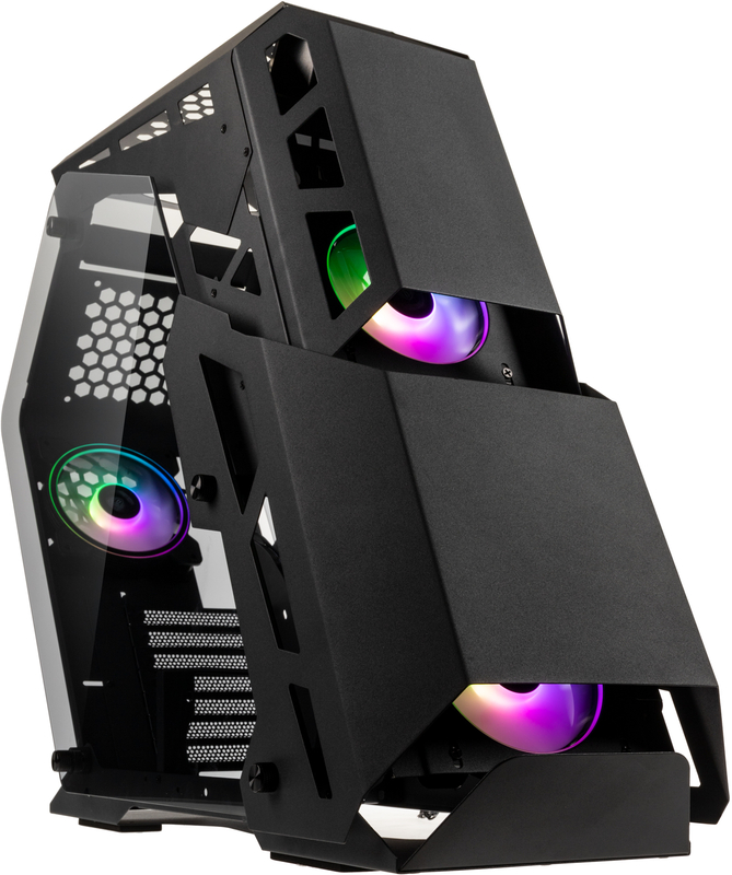 Kolink - Caixa E-ATX Showcase Kolink Big Chungus Shredded Edition ARGB Preto