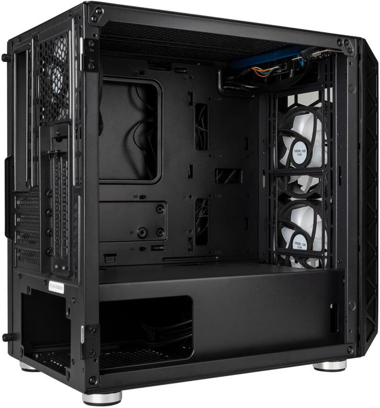 Kolink - Caixa Micro-ATX Kolink Citadel Glass SE ARGB Vidro Temperado Preto