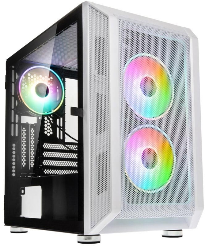 Kolink - Caixa Micro-ATX Kolink Citadel Mesh RGB Vidro Temperado Branco