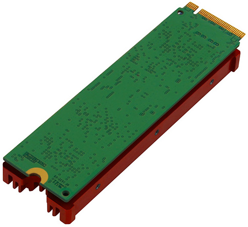 AXAGON - Dissipador de Calor CLR-M2 para M.2 2280 SSD Vemelho