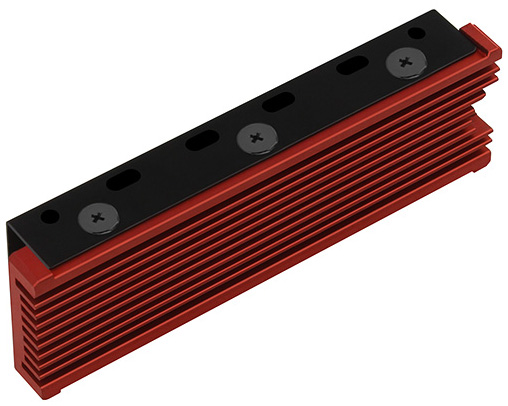 AXAGON - Dissipador de Calor CLR-M2 para M.2 2280 SSD Vemelho