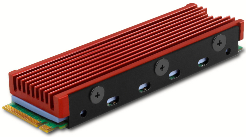 AXAGON - Dissipador de Calor CLR-M2 para M.2 2280 SSD Vemelho