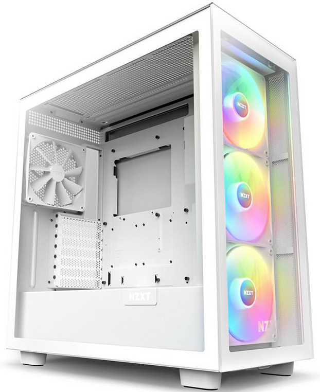 Picture of Picture of Caixa ATX NZXT H7 Elite RGB RGB Branca Vidro Temperado