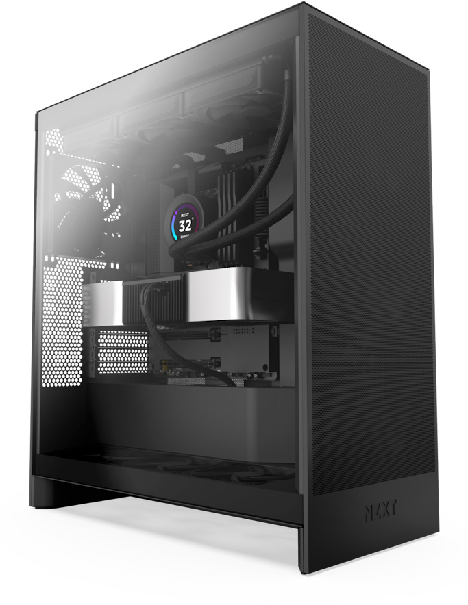 Picture of Picture of Caixa ATX NZXT H7 Flow Preta Vidro Temperado