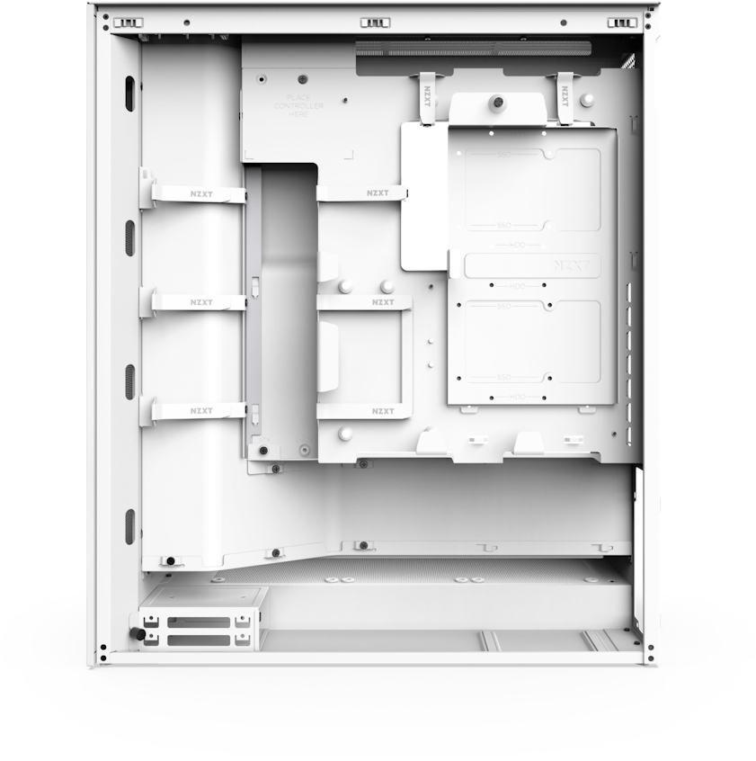 NZXT - Caixa ATX NZXT H7 Flow Branca Vidro Temperado