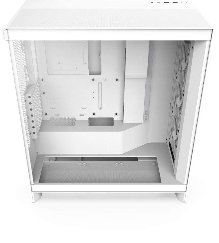 NZXT - Caixa ATX NZXT H7 Flow Branca Vidro Temperado
