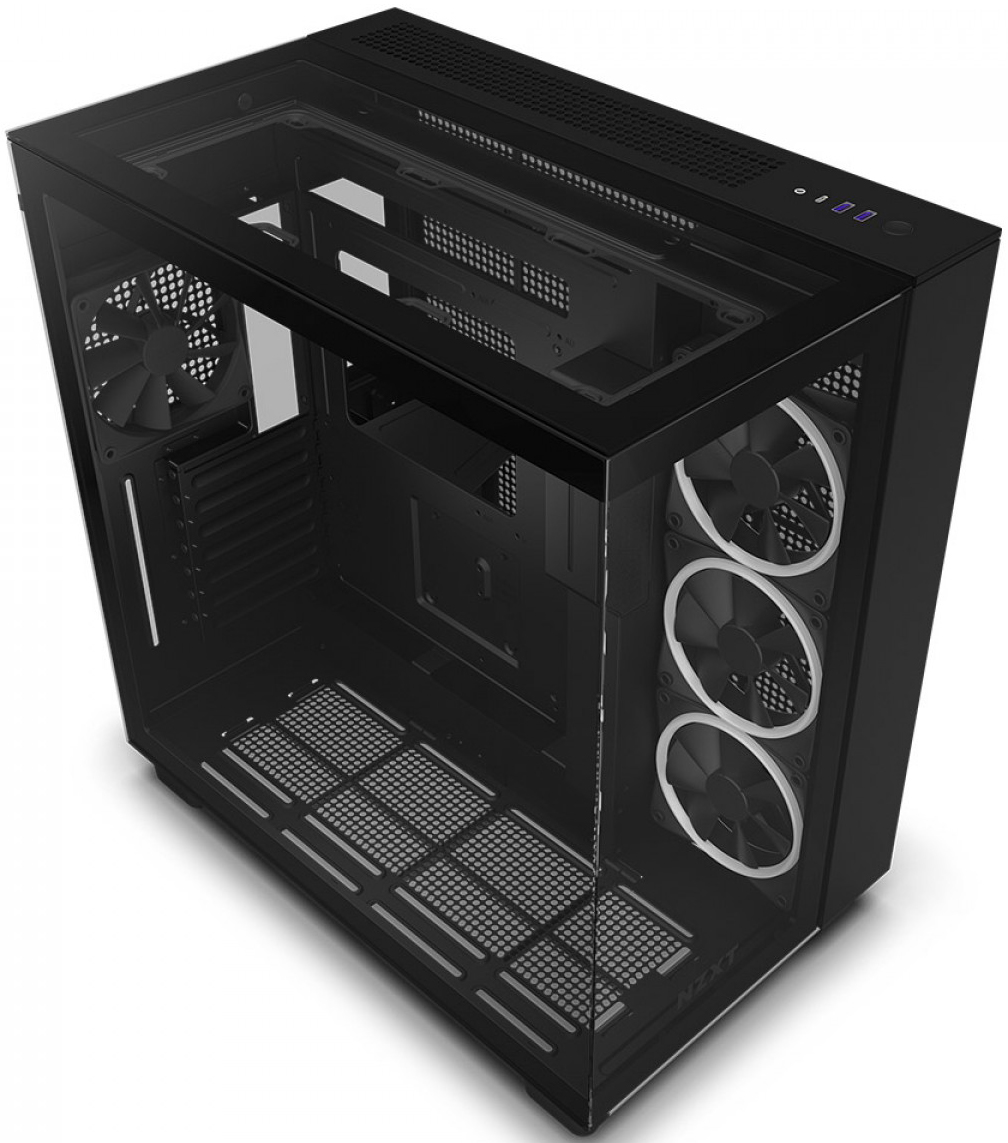 NZXT - Caixa ATX NZXT H9 Elite Preta Vidro Temperado