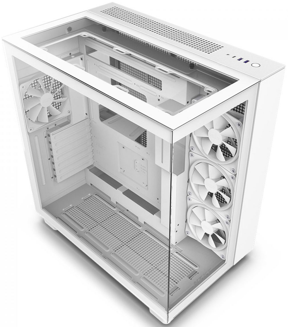 NZXT - Caixa ATX NZXT H9 Elite Branca Vidro Temperado