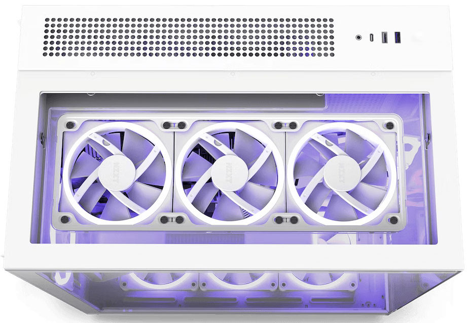 NZXT - Caixa ATX NZXT H9 Elite Branca Vidro Temperado