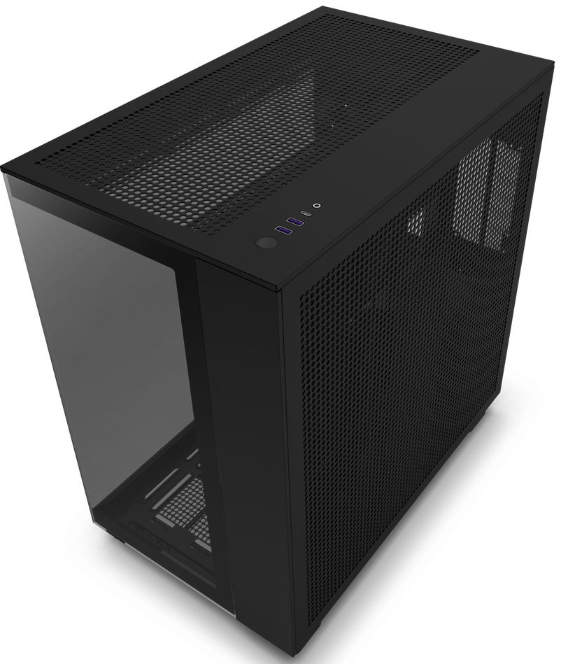 NZXT - Caixa ATX NZXT H9 Flow Preta Vidro Temperado