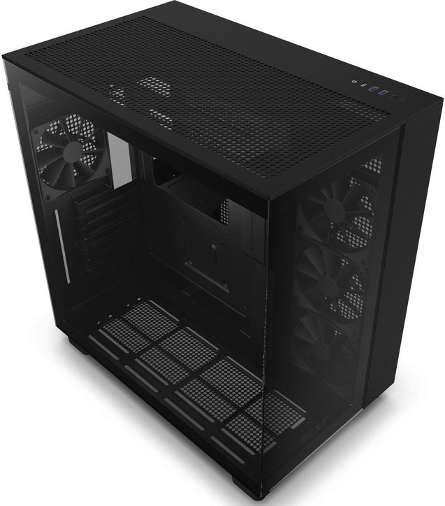 NZXT - Caixa ATX NZXT H9 Flow Preta Vidro Temperado