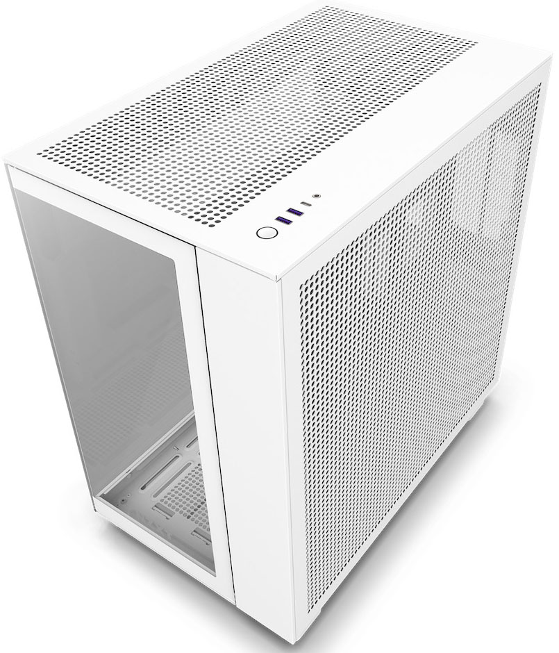 NZXT - Caixa ATX NZXT H9 Flow Branca Vidro Temperado