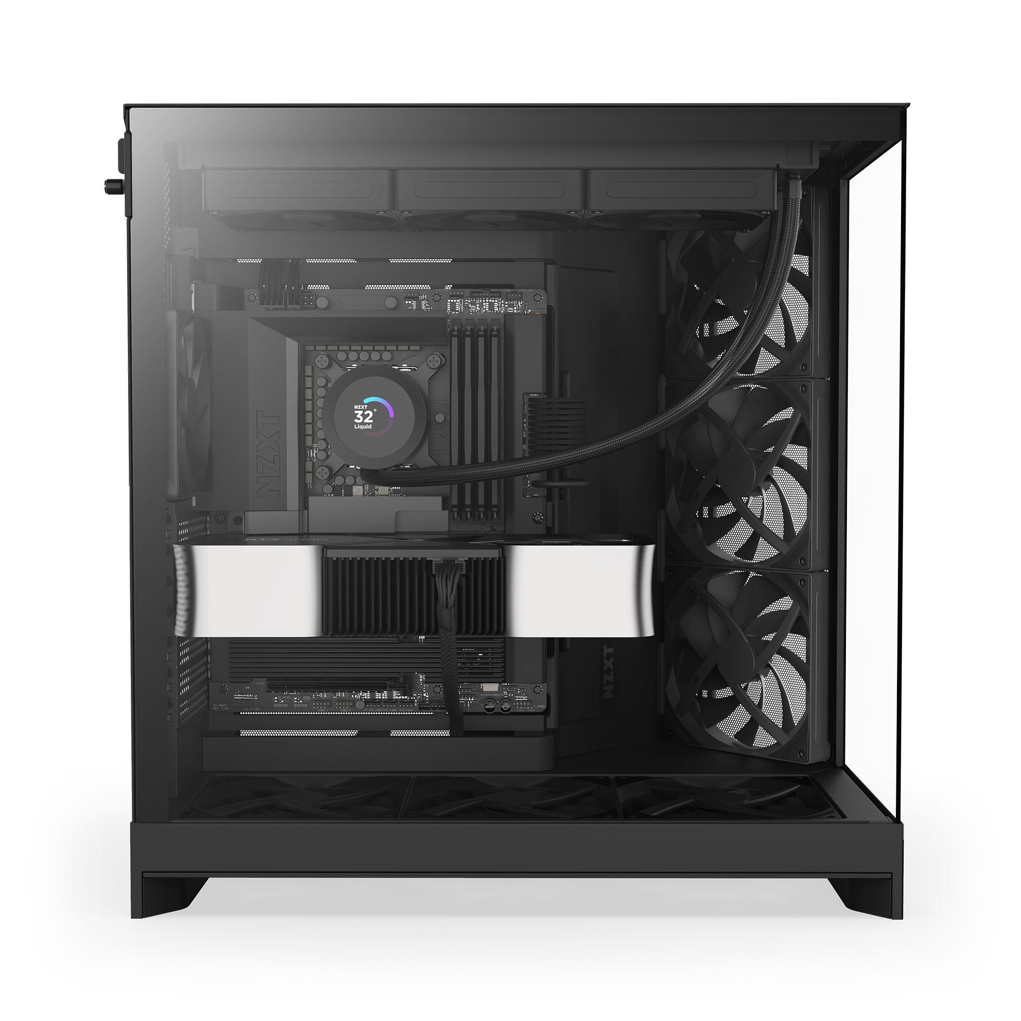 NZXT - Caixa E-ATX NZXT H9 Flow Preta (2025) Vidro Temperado