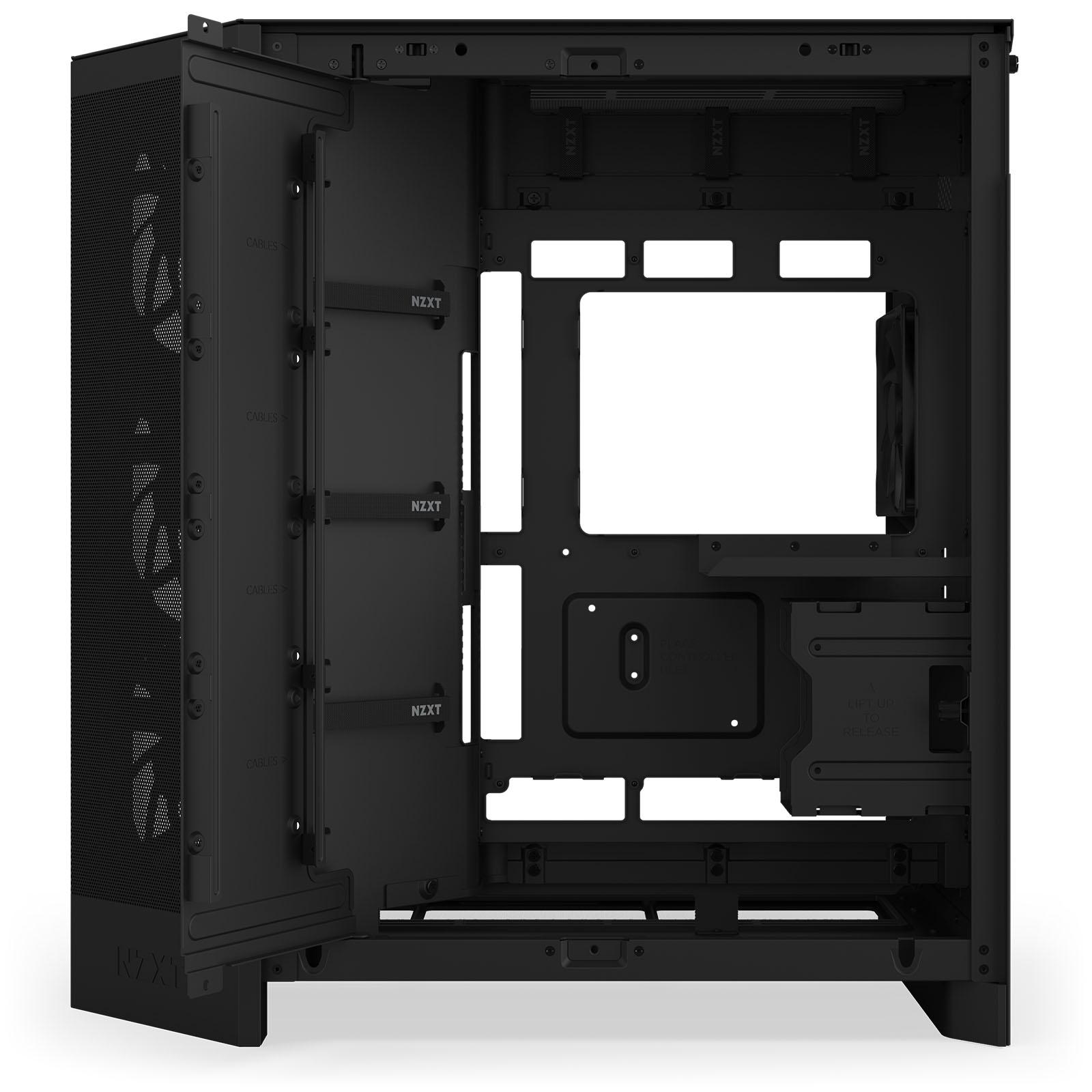 NZXT - Caixa E-ATX NZXT H9 Flow RGB+ Preta (2025) Vidro Temperado