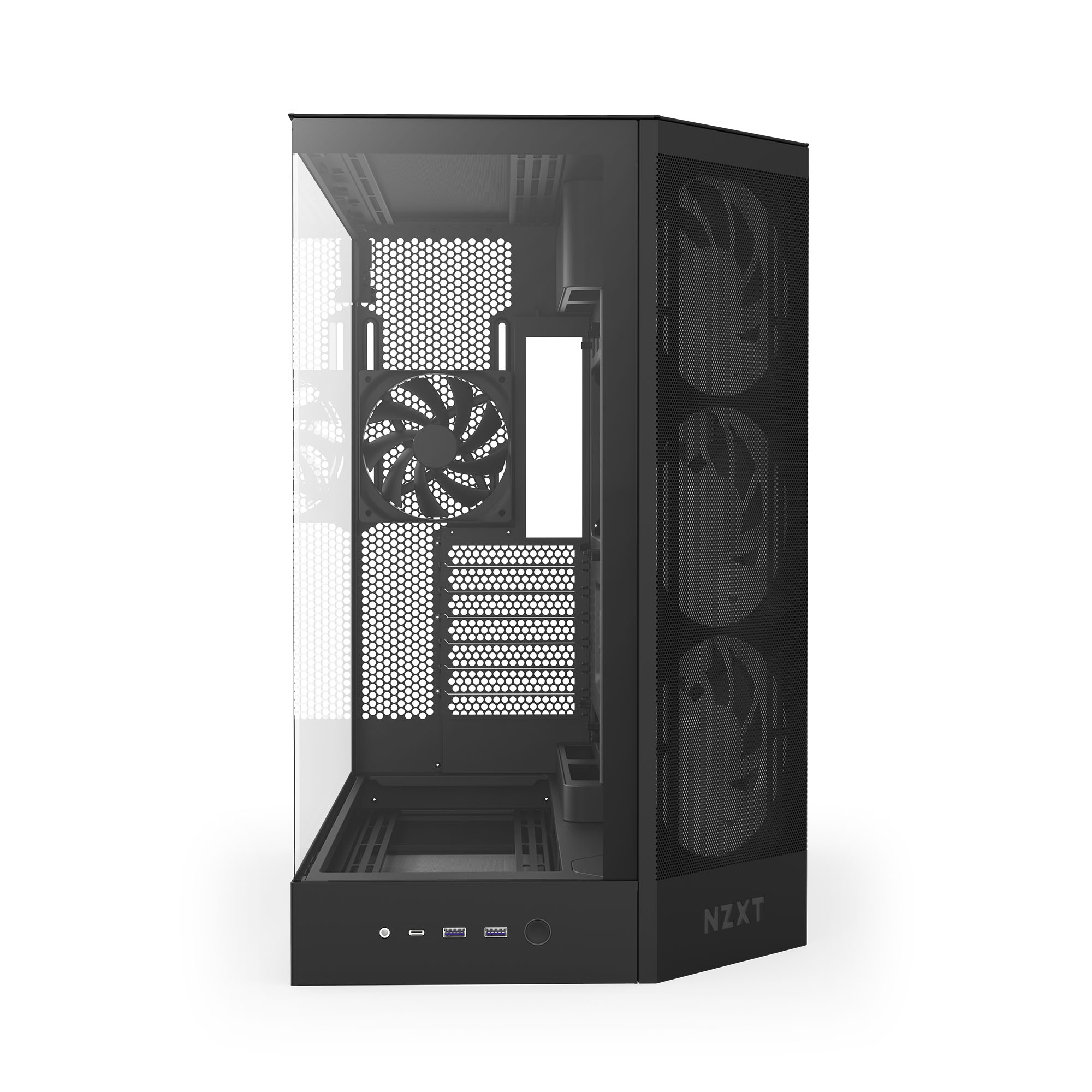 NZXT - Caixa E-ATX NZXT H9 Flow RGB Preta (2025) Vidro Temperado