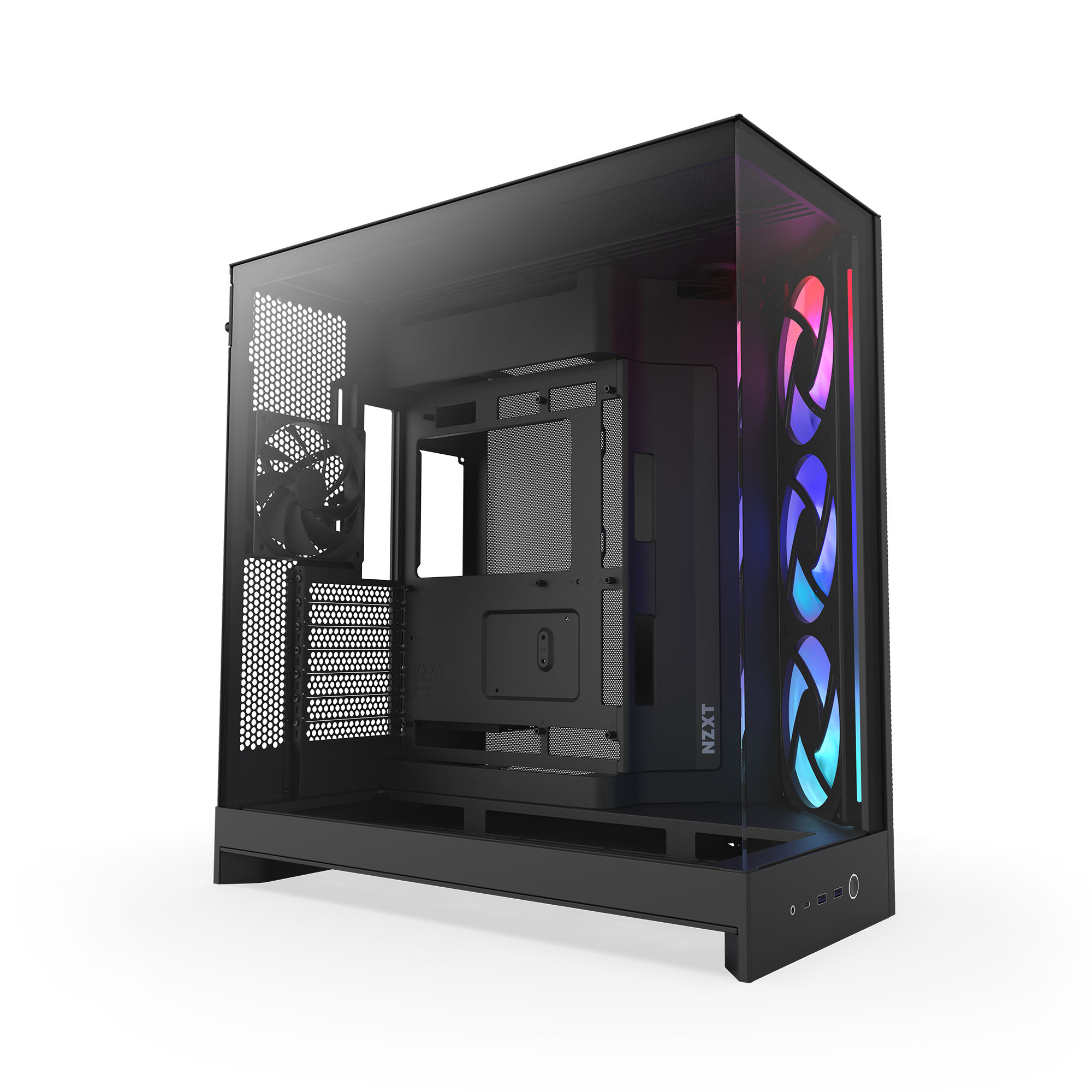 Picture of Picture of Caixa E-ATX NZXT H9 Flow RGB Preta (2025) Vidro Temperado