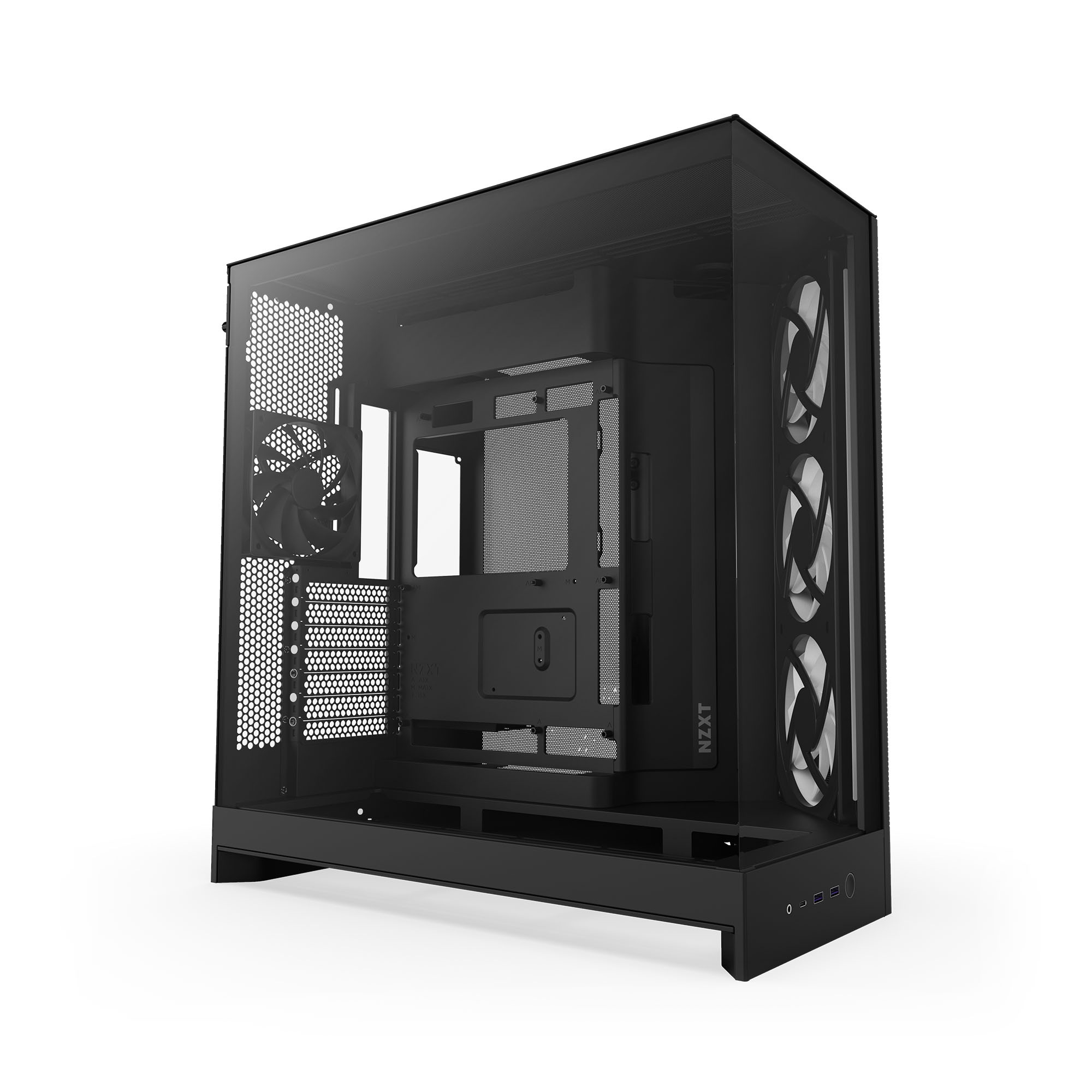 NZXT - Caixa E-ATX NZXT H9 Flow RGB Preta (2025) Vidro Temperado