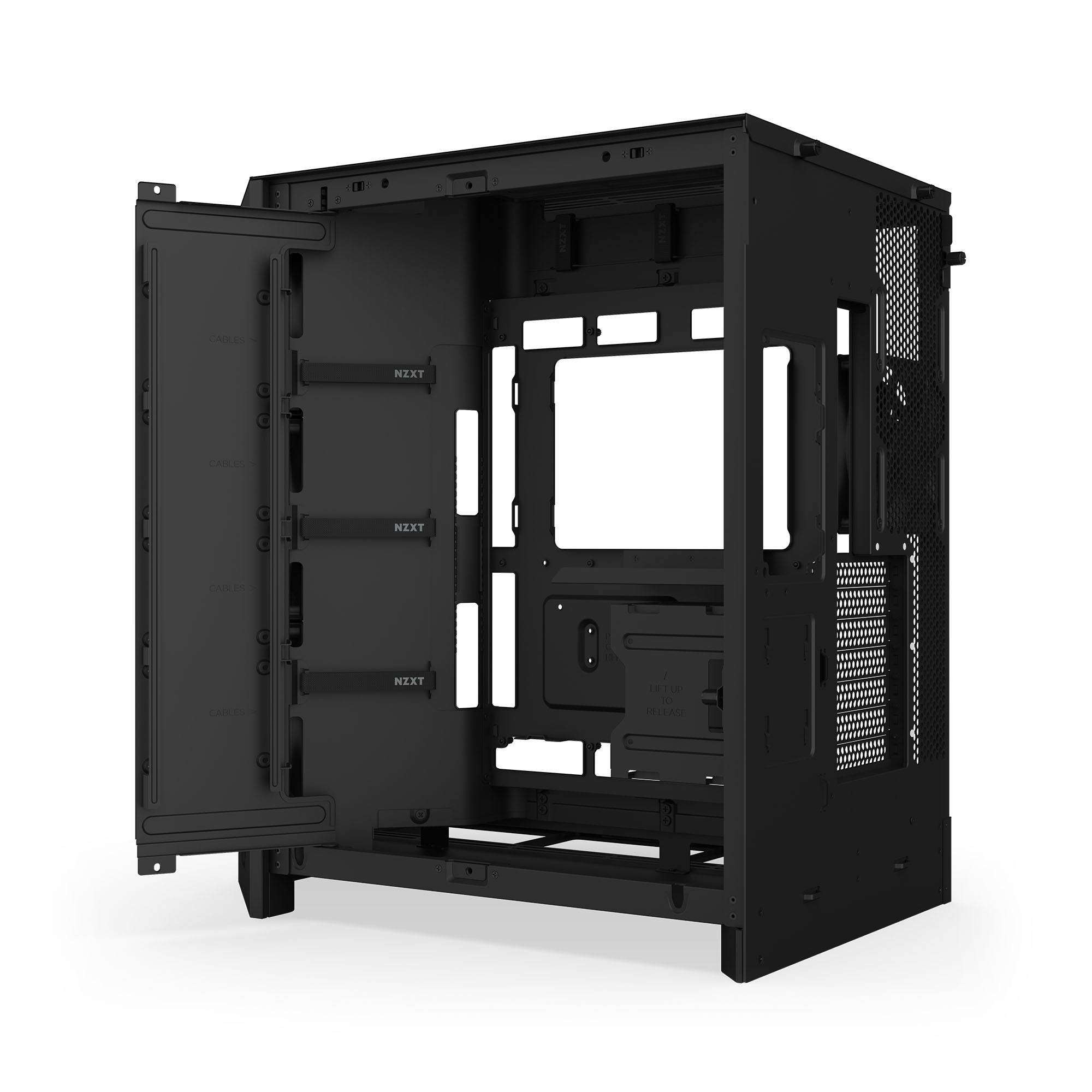 NZXT - Caixa E-ATX NZXT H9 Flow RGB Preta (2025) Vidro Temperado