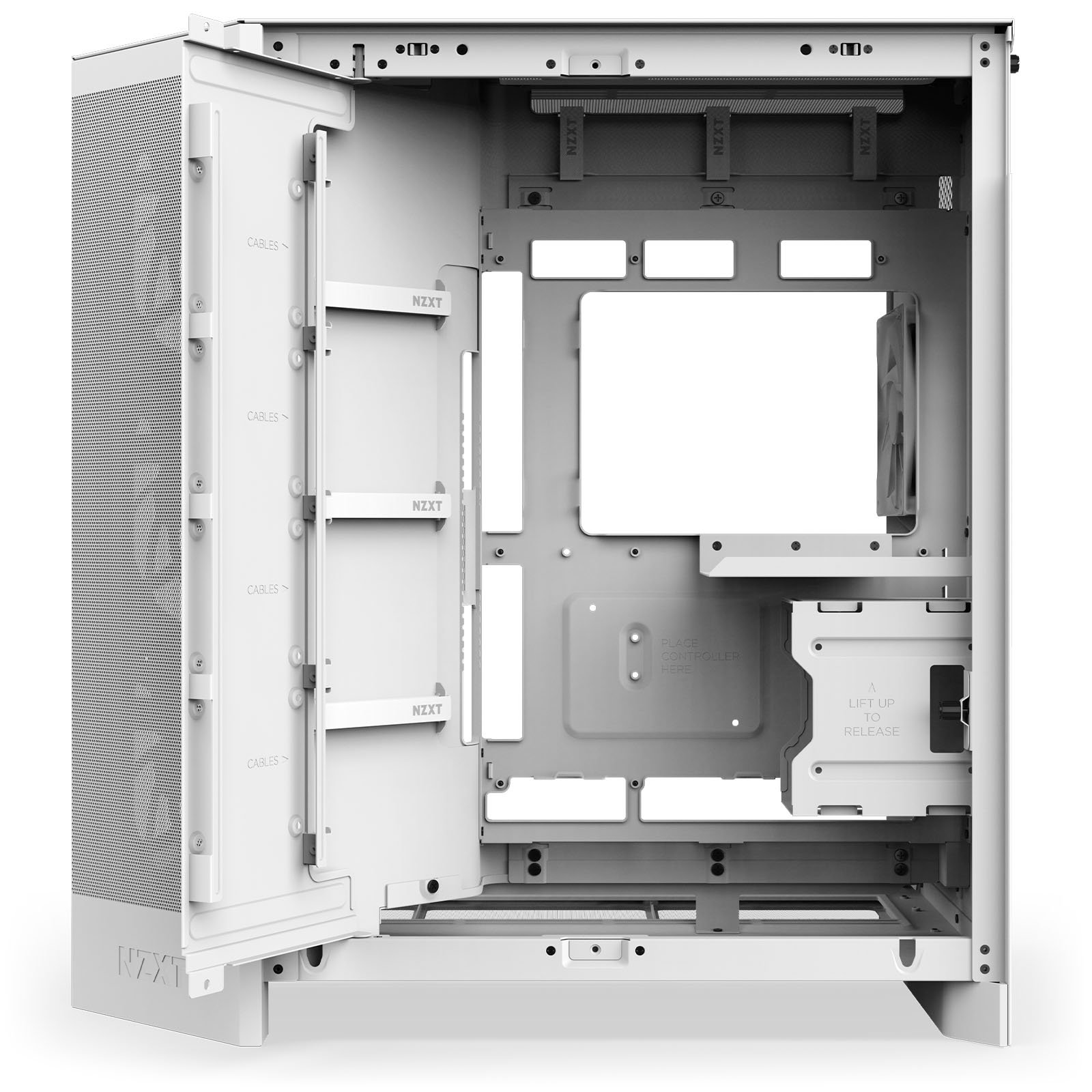 NZXT - Caixa E-ATX NZXT H9 Flow RGB+ Branca (2025) Vidro Temperado