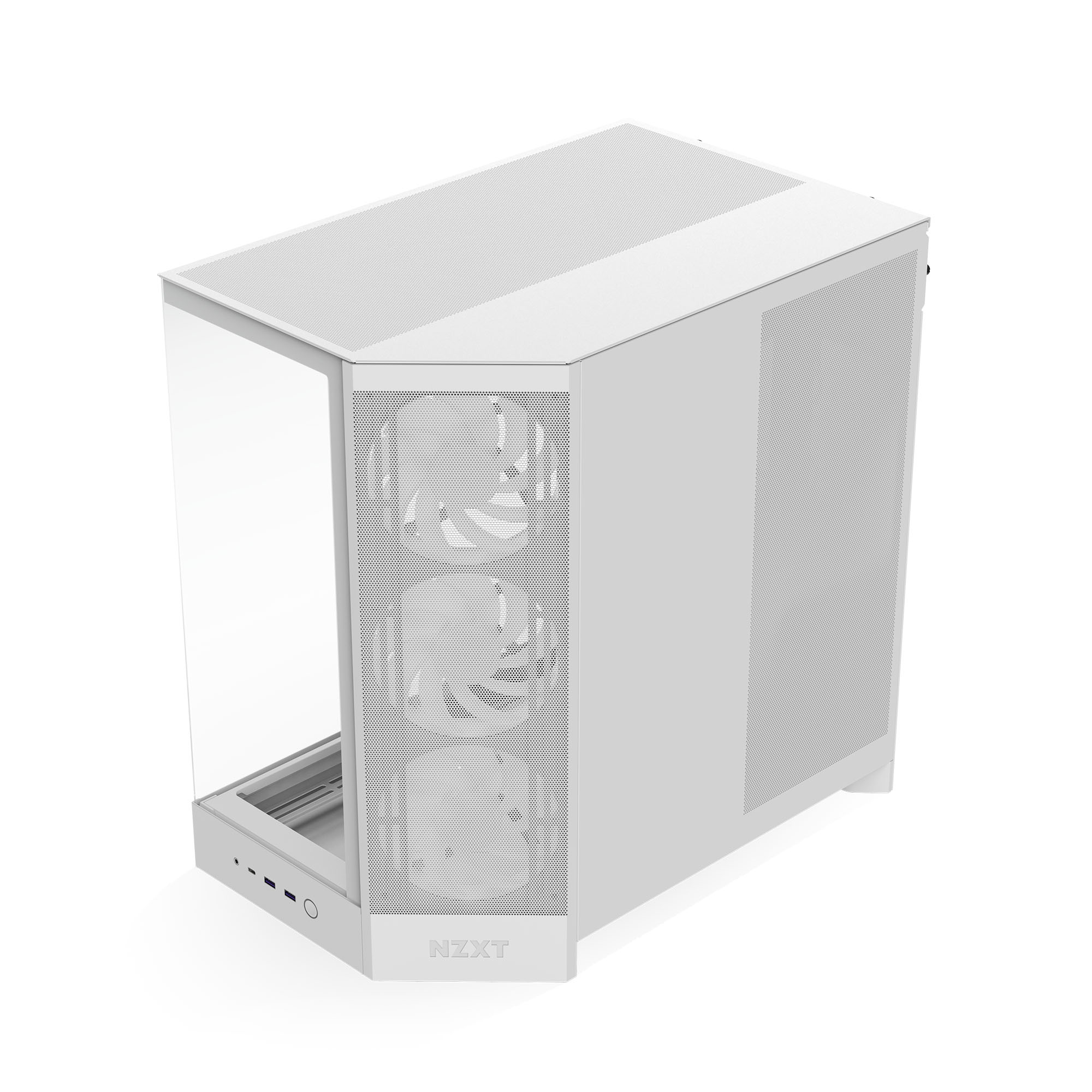 NZXT - Caixa E-ATX NZXT H9 Flow RGB Branca (2025) Vidro Temperado