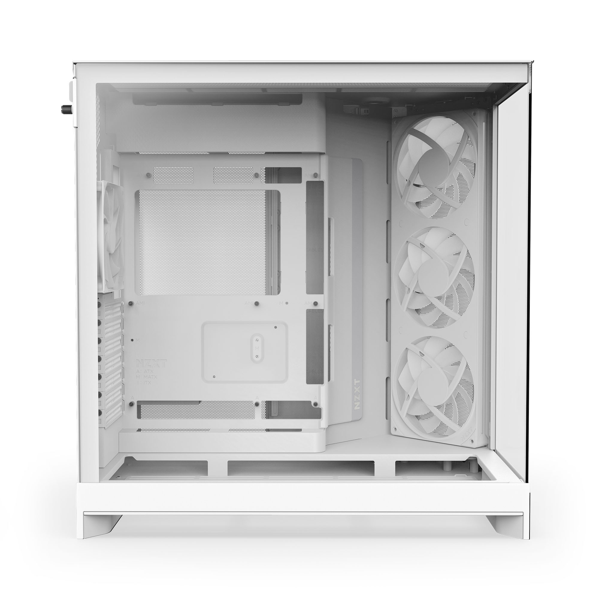 NZXT - Caixa E-ATX NZXT H9 Flow RGB Branca (2025) Vidro Temperado