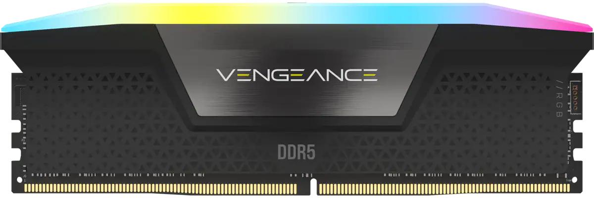 Corsair - Corsair Kit 32GB (2 x 16GB) DDR5 6400MHz Vengeance RGB Black CL32