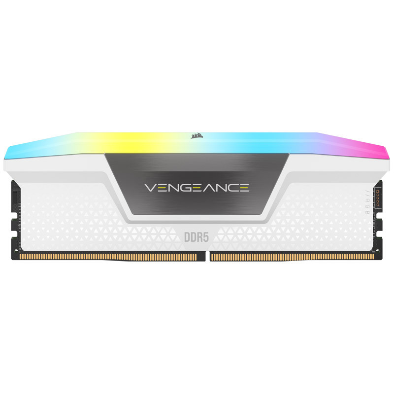 Corsair - Corsair Kit 32GB (2 x 16GB) DDR5 6000MHz Vengeance RGB White CL36