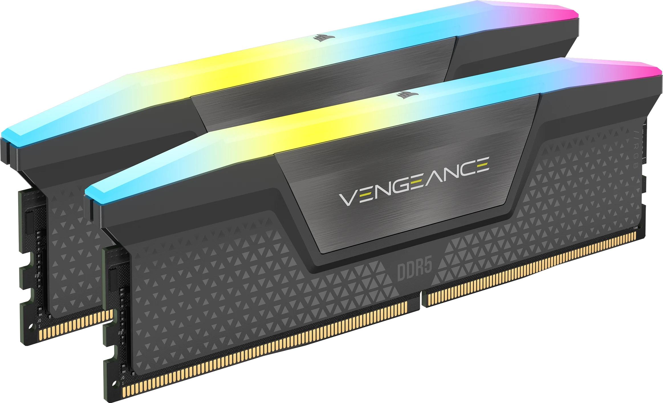 Picture of Picture of Corsair Kit 32GB (2 x 16GB) DDR5 6000MHz Vengeance RGB EXPO Black CL36