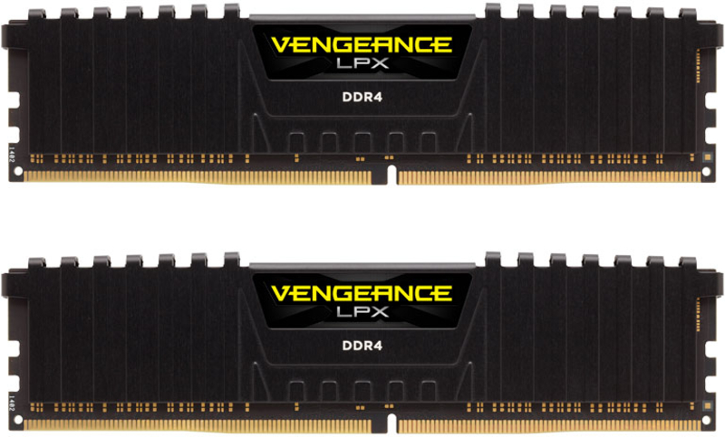 Corsair - Corsair Kit 16GB (2 x 8GB) DDR4 3600MHz Vengeance LPX Black CL18