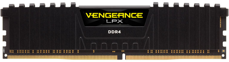 Corsair - Corsair 8GB DDR4 3200MHz Vengeance LPX Black CL16