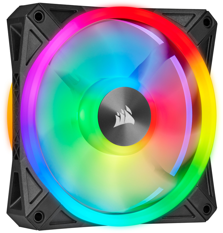 Corsair - Ventoinha Corsair iCUE QL120 RGB PWM Preto 120mm