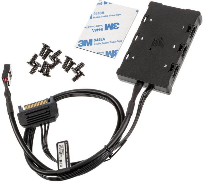 Corsair - Ventoinha Corsair iCUE QL120 RGB PWM Branca 120mm (Pack 3) c/ Lightning Node CORE