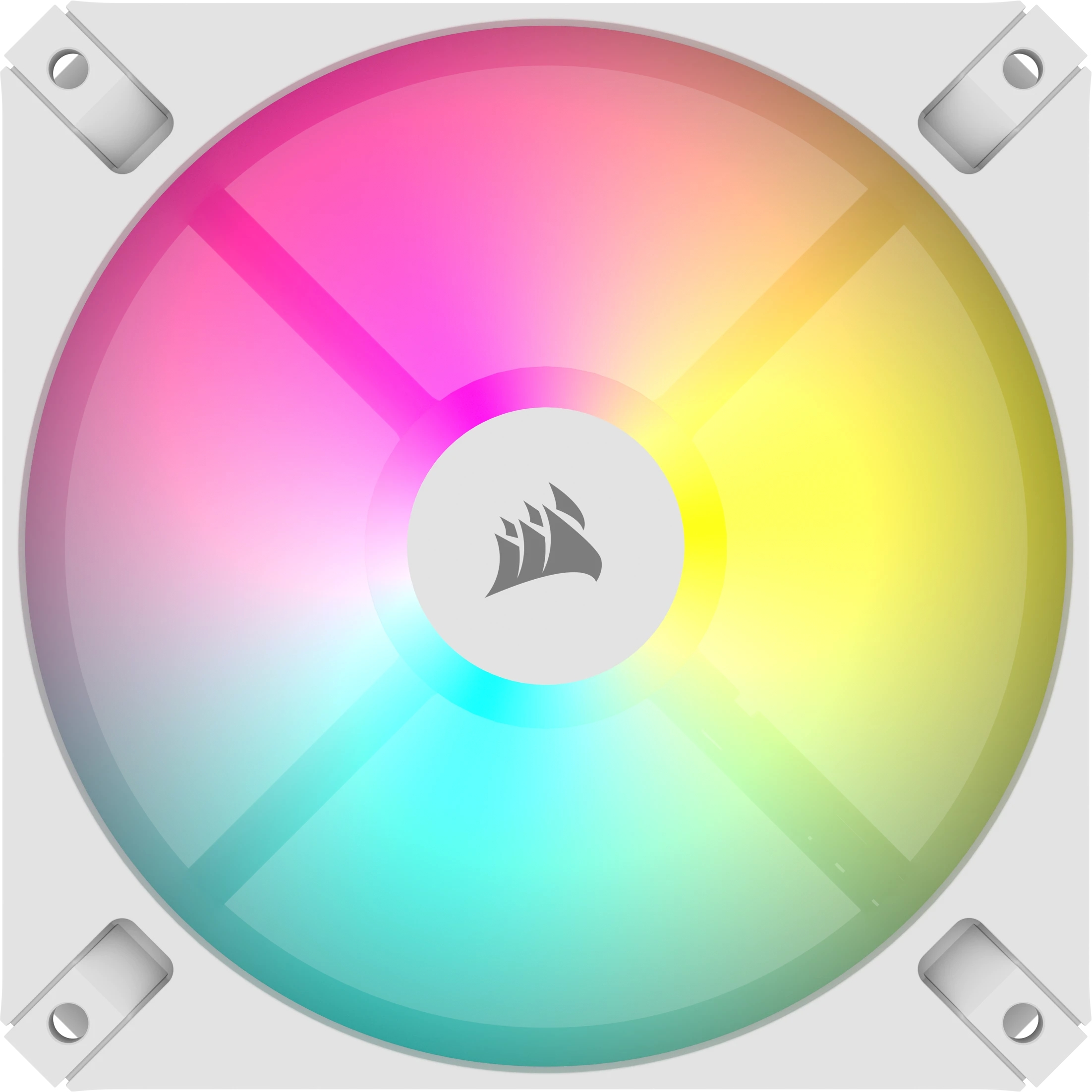 Corsair - Ventoinha Corsair iCUE AR120 RGB PWM Branca 120mm