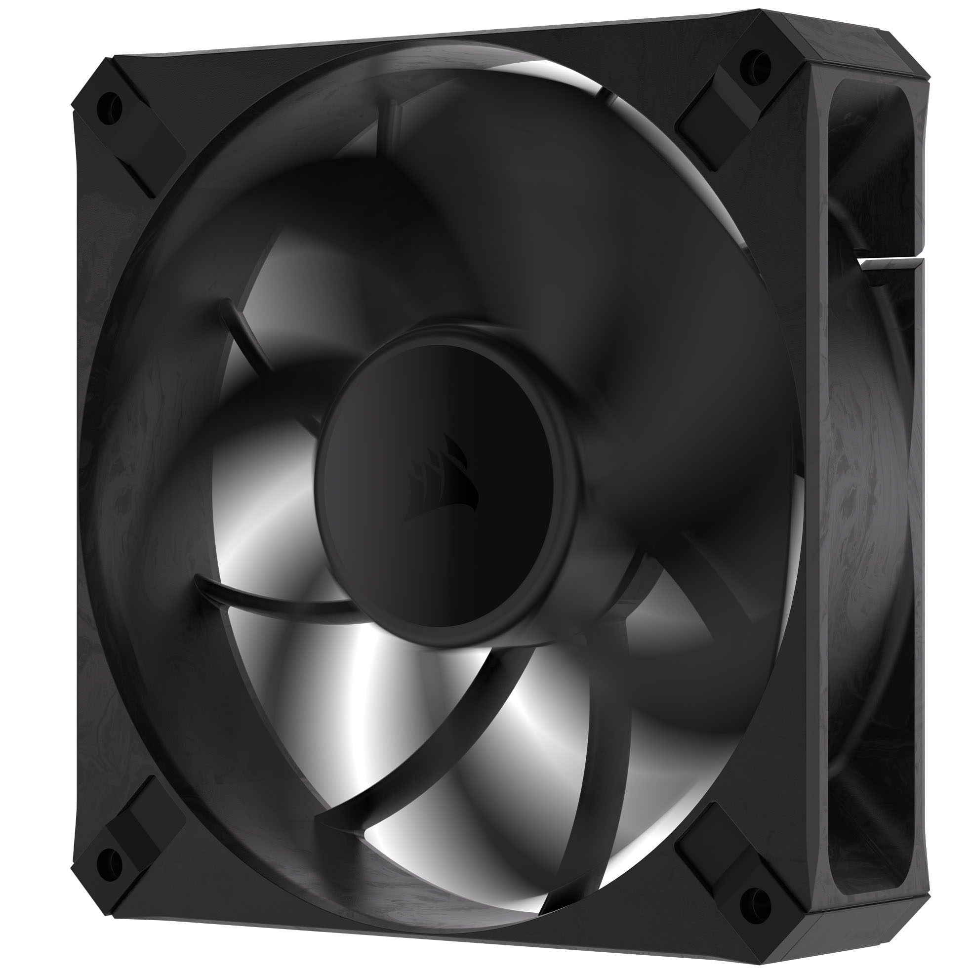 Corsair - Ventoinha Corsair RS120 MAX 2000RPM PWM Preta 120mm (Pack 3)