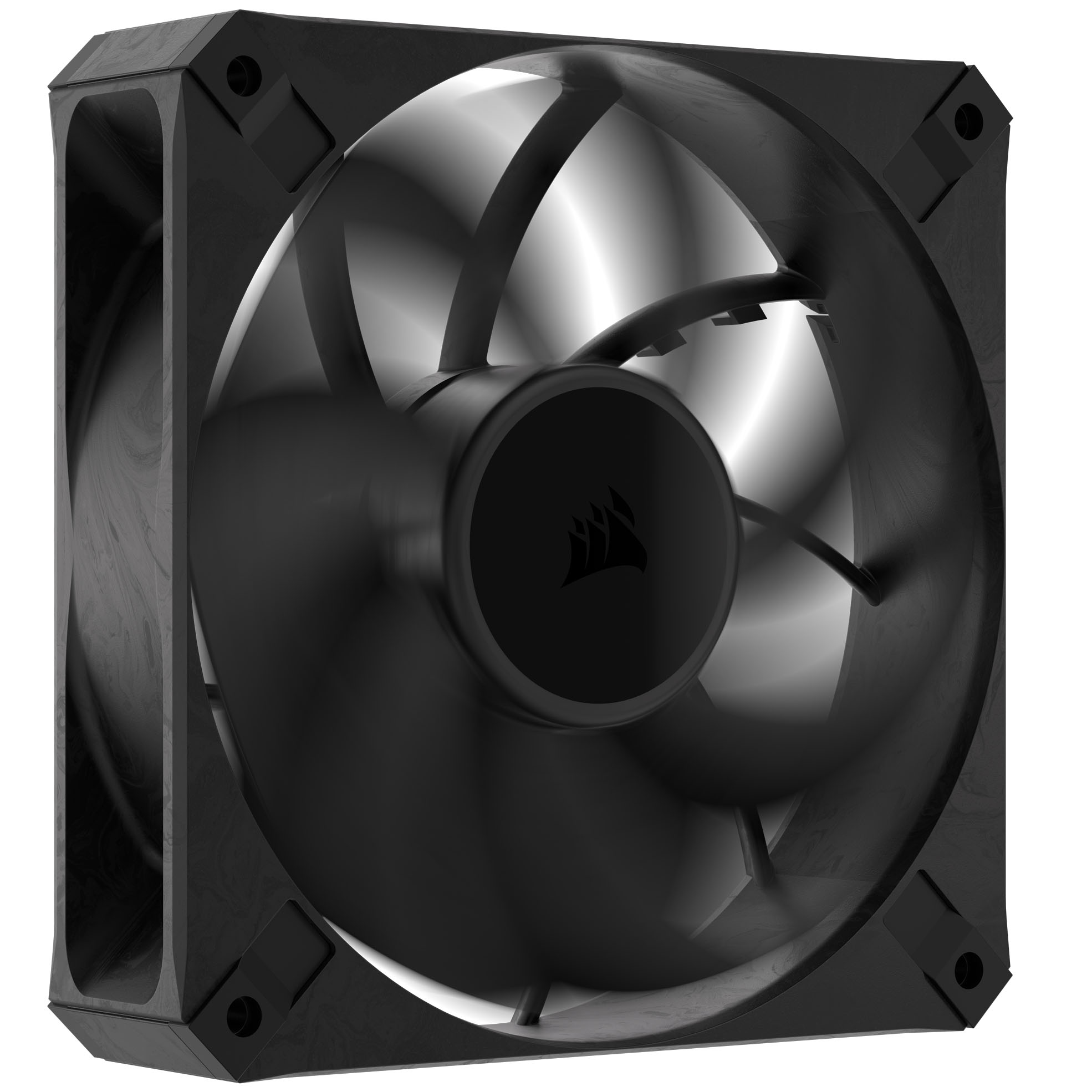 Corsair - Ventoinha Corsair RS120 MAX 2000RPM PWM Preta 120mm (Pack 3)