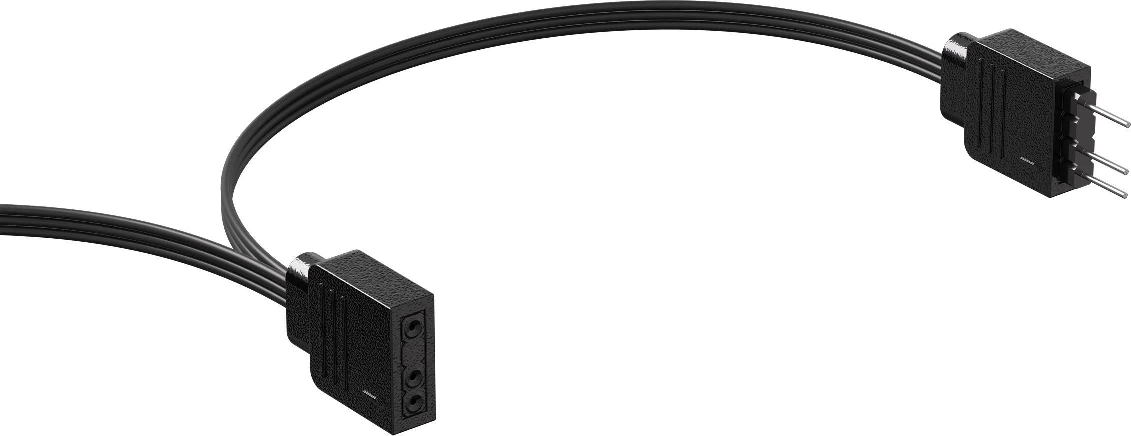 Corsair - Ventoinha Corsair RS120 ARGB PWM Preta 120mm (Pack 3)