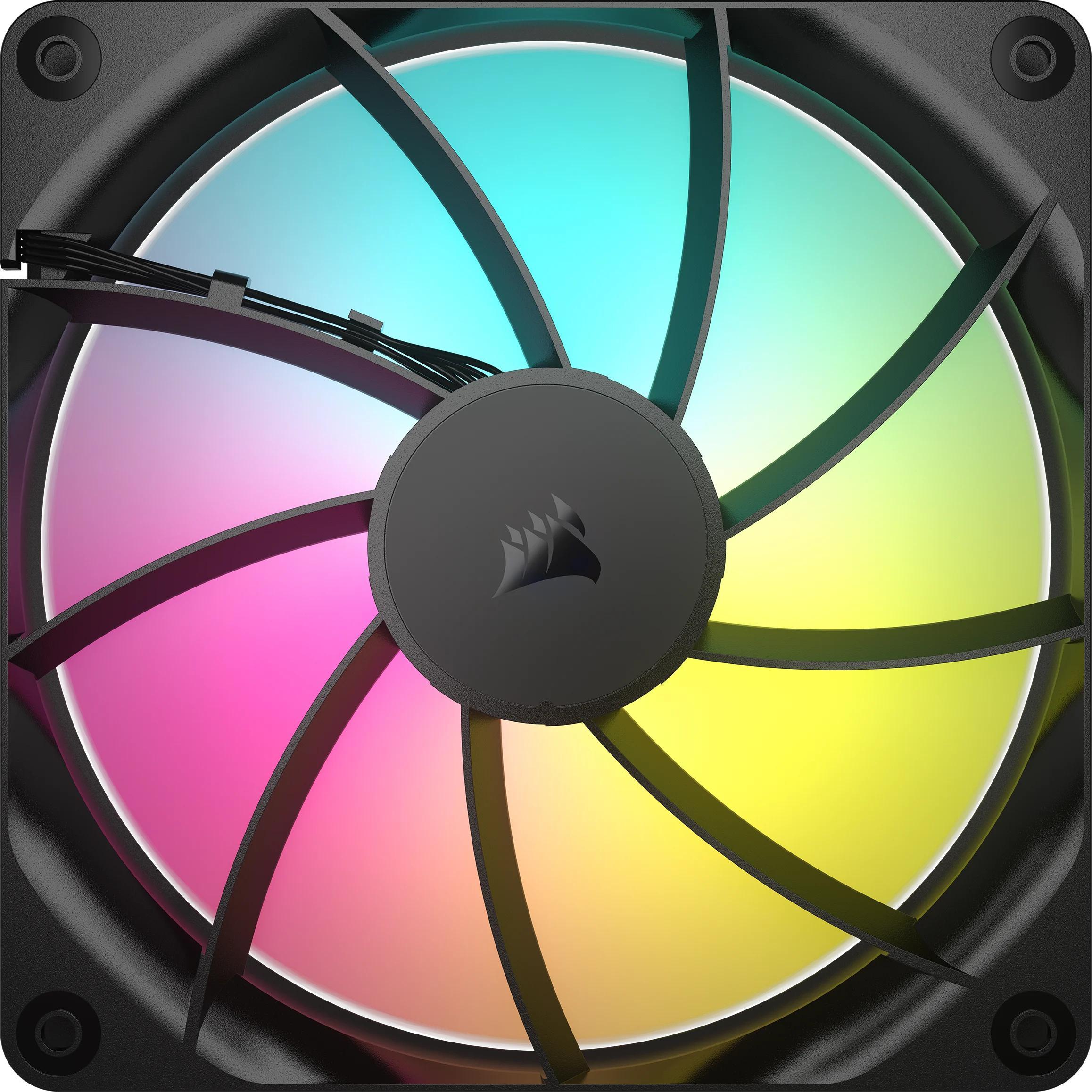 Corsair - Ventoinha Corsair RS140 ARGB PWM Preta 140mm