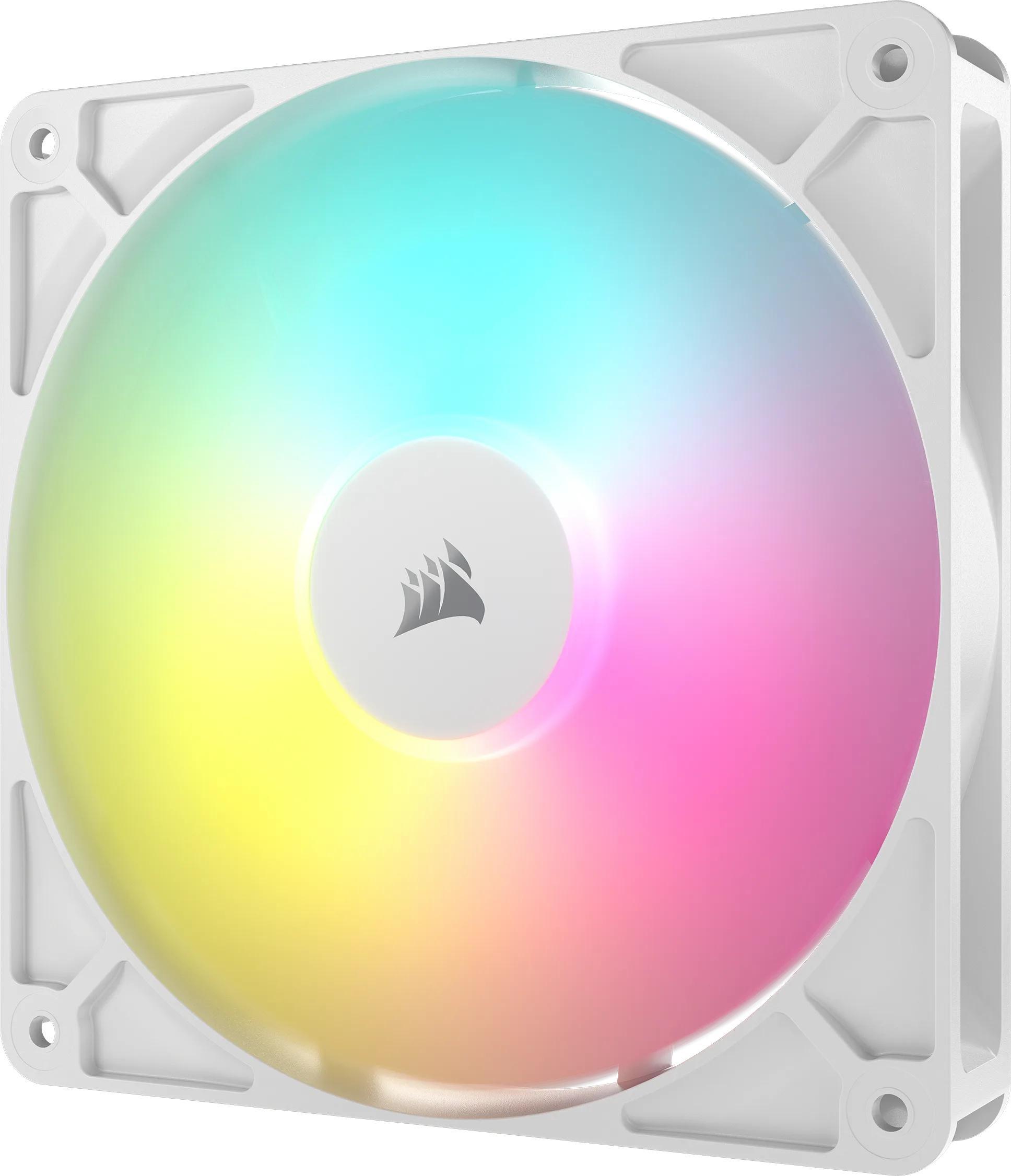 Corsair - Ventoinha Corsair RS140 ARGB PWM Branca 140mm (Pack 2)